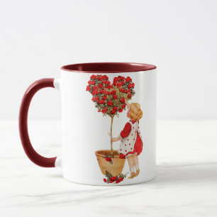 Mug Topiaire en forme de coeur