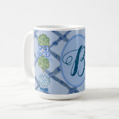 Mug Topiaire peint Chinoiserie Ginger Jars Jar (Devant gauche)