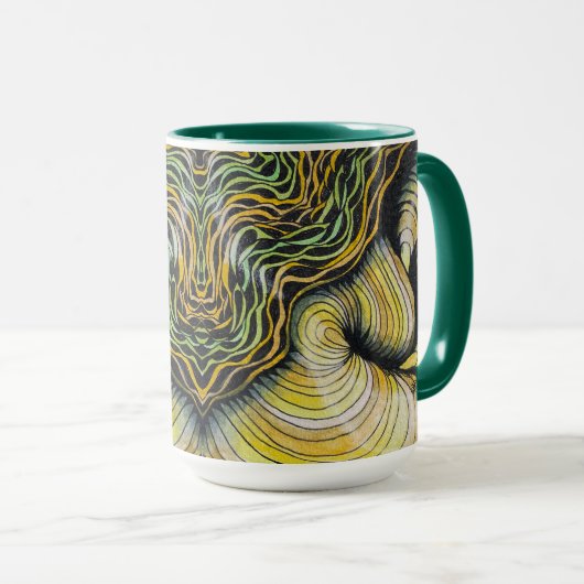 Mug Topographie (Devant droit)