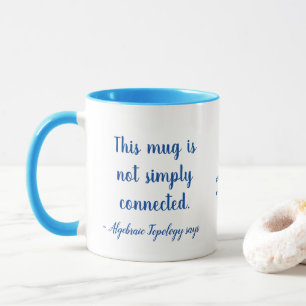 Mug Topologie algébrique : La musique n'est pas simple