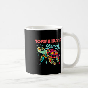 Mug Topsail Island Beach Nc Artistique Tortue de mer R