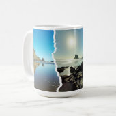 Mug Torn Triptych Auckland West Coast View (Devant gauche)