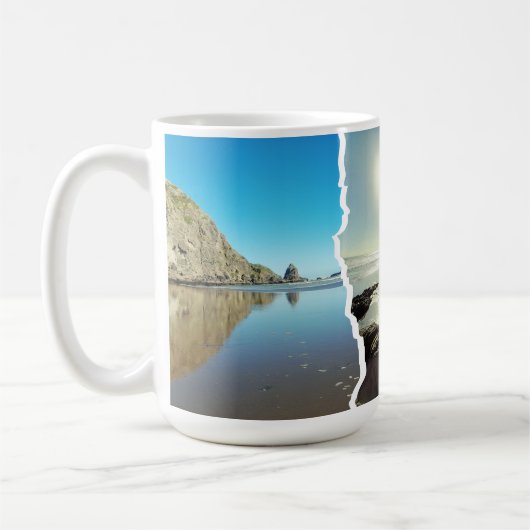 Mug Torn Triptych Auckland West Coast View (Gauche)
