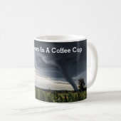 Mug Tornade orageuse levant des balles de foin (Devant droit)