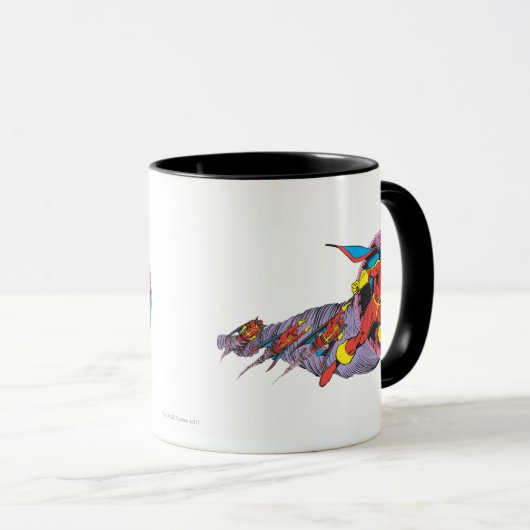 Mug Tornade Rouge En Mouvement Vent (Devant droit)