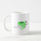 Mug Tornade verte de rotation (Gauche)