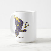 Mug Tornado Jouer de la guitare (Devant gauche)