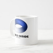 Mug Toroïde à l'intérieur (Torus bleu) (Devant gauche)