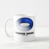 Mug Toroïde à l'intérieur (Torus bleu) (Gauche)