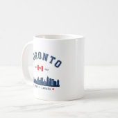 Mug Toronto Canada Skyline (Devant gauche)