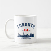 Mug Toronto Canada Skyline (Gauche)