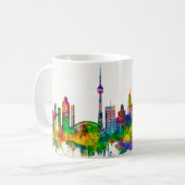 Mug Toronto Canada Skyline (Devant gauche)