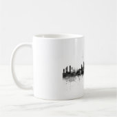Mug Toronto Canada Skyline Black White (Gauche)