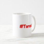 Mug "#Toronto" Joli design. Commandez dès maintenant  (Devant droit)