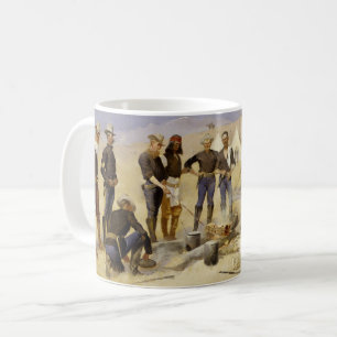 Mug Torréfaction du boeuf de Noël dans un camp de
