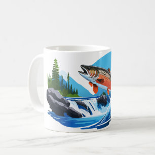Mug Torrent de truite sauvage de Rocky Mountin