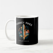 Mug Torrey Pines Beach California Men Women Surfing  (Gauche)
