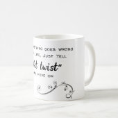 Mug Torsion de complot (Devant droit)