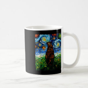 Mug Tortoiseshell Tortie Stress Night Kitty Cat Art By