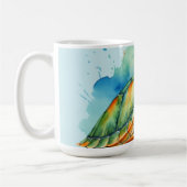 Mug Tortue à peinture mignonne (Gauche)