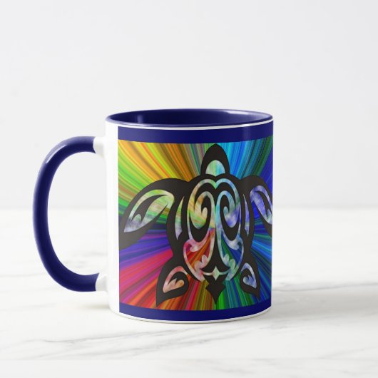 Mug Tortue arc-en-ciel (Gauche)