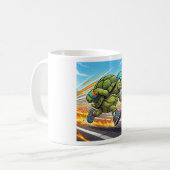 Mug Tortue Athlétique Sprinteur Rapide Coureur (Devant gauche)