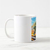 Mug Tortue Athlétique Sprinteur Rapide Coureur (Gauche)