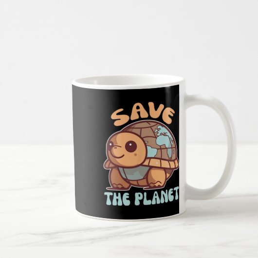 Mug Tortue Avec Protection De l'environnement De La Te (Droite)