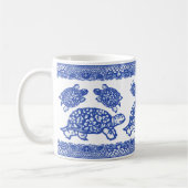 Mug Tortue bleu Willow Tortoise mignonne animal Whimsi (Gauche)