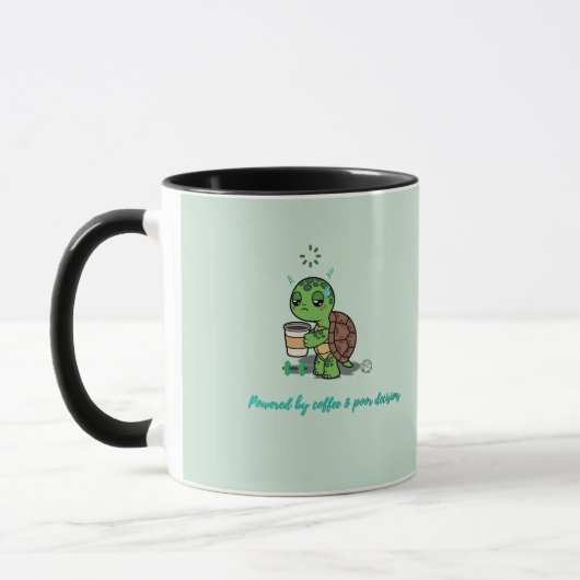 Mug Tortue Café Mignon (Gauche)