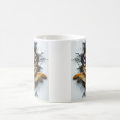 Mug Tortue de dessin animé joueur émergeant (Centre)