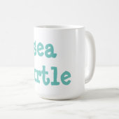 Mug tortue de mer (Devant droit)