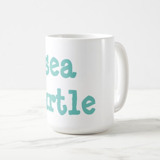 Mug tortue de mer (Devant droit)