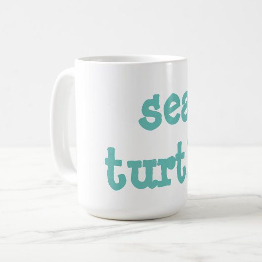 Mug tortue de mer (Devant gauche)