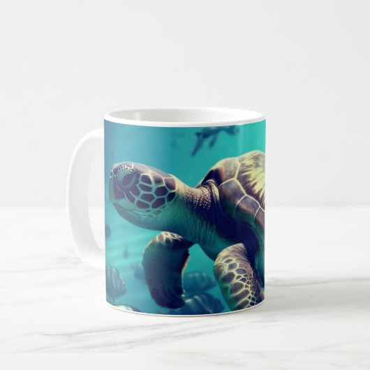 Mug Tortue de mer (Devant gauche)