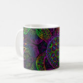 Mug Tortue de mer Boho : Motif psychédélique mandala (Devant gauche)