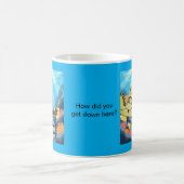 Mug Tortue de mer Comment êtes-vous descendue jusqu'ic (Centre)