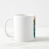 Mug Tortue de mer et art de corail (Gauche)