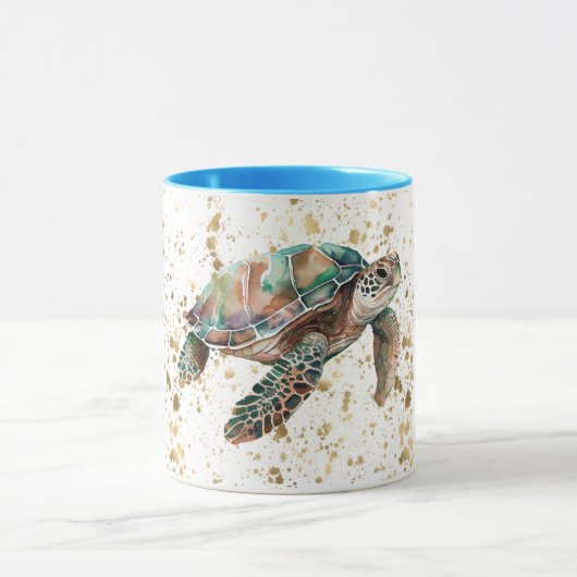 Mug Tortue de mer Gold Dream (Centre)