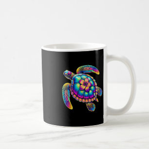 Mug Tortue de mer hawaïenne Vacances colorées à Hawaï