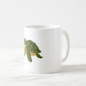 Mug Tortue de mer heureuse Une éclaboussure joyeuse d' (Devant droit)