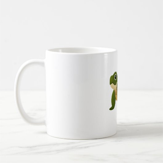 Mug Tortue de mer heureuse Une éclaboussure joyeuse d' (Gauche)