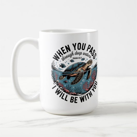 Mug Tortue de mer Océan Chrétien (Gauche)