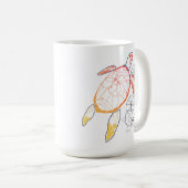 Mug Tortue de mer Sunburst (Devant droit)