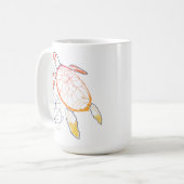 Mug Tortue de mer Sunburst (Devant gauche)