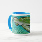 Mug Tortue de mer verte (Devant gauche)