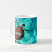 Mug Tortue de Mer Vie Marine (Devant gauche)