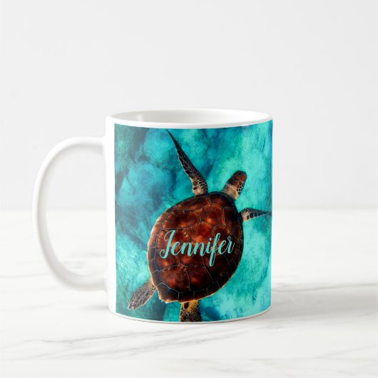 Mug Tortue de Mer Vie Marine (Gauche)