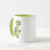 Mug Tortue de plage (Devant gauche)