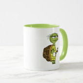 Mug Tortue de plage (Devant droit)